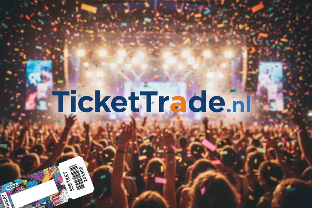 TicketTrade.nl banner met centraal logo